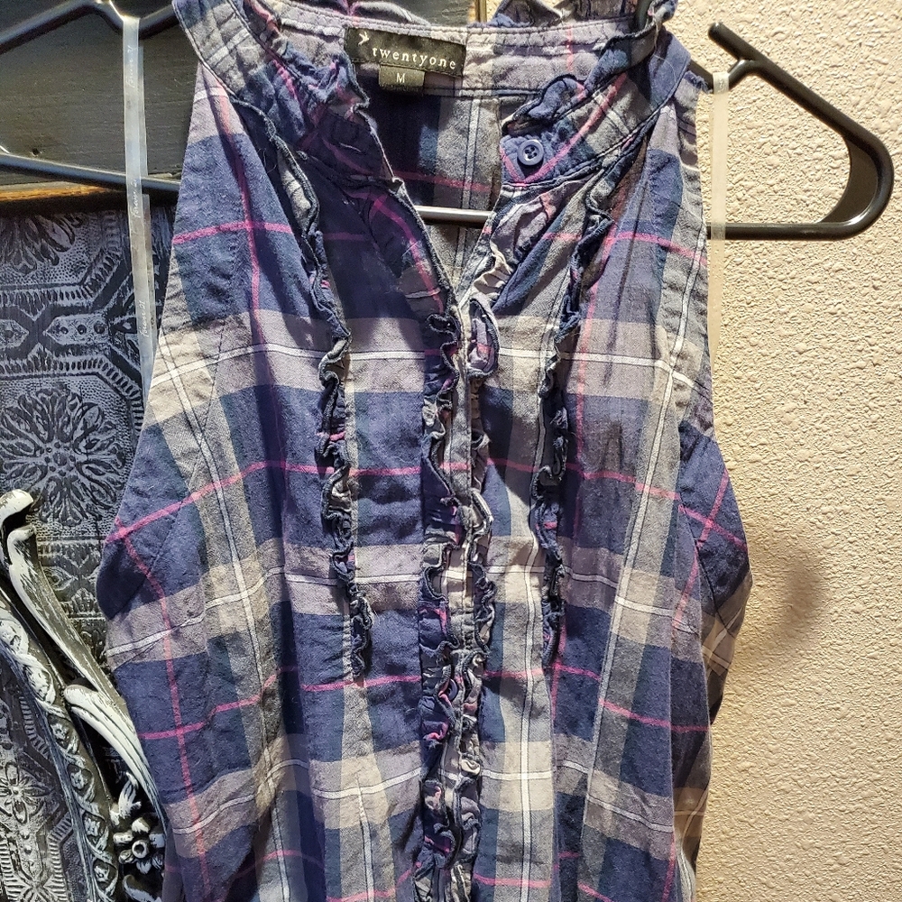Plaid tank